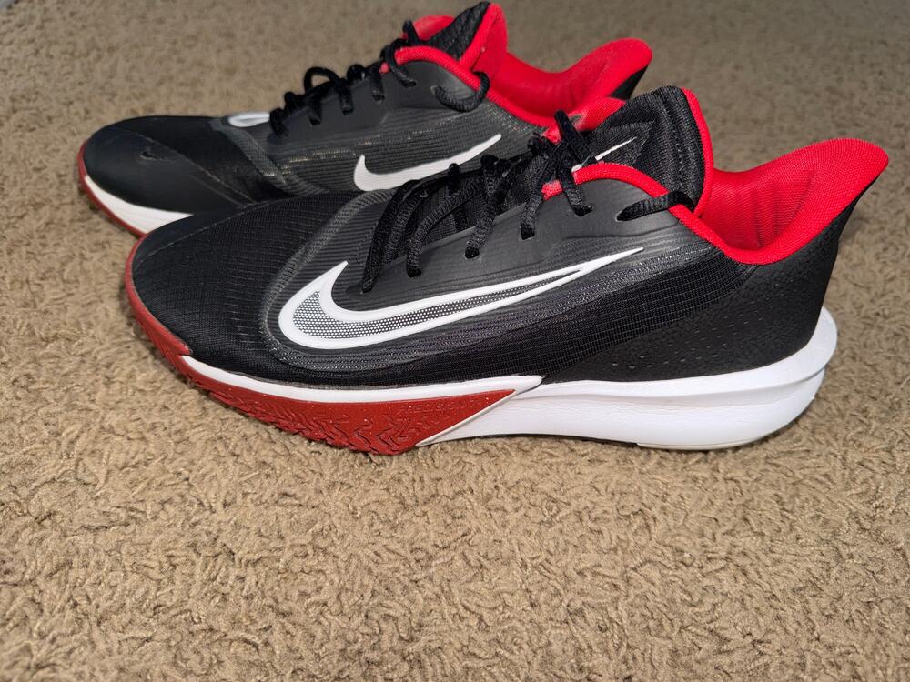 Nike Precision 7 Basketball Shoes "Bred" (Black/University Red/White) 12